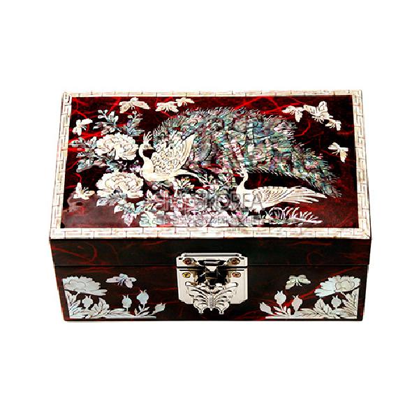 나전 한지직보석함-공작(적) 리뷰 이미지