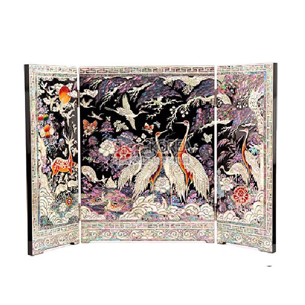 나전칠기 3폭병풍-장생도[특대] 리뷰 이미지