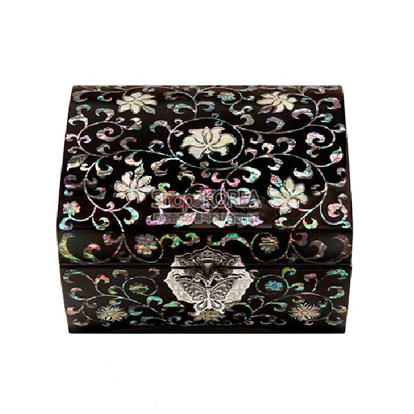 나전 흑굴림보석함-모란무늬 리뷰 이미지