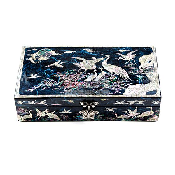 예(禮)를 담은 한지보석함- 송학[청색] 리뷰 이미지