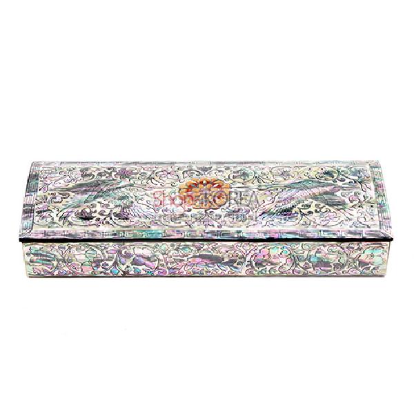 자개로 덮은 둥근 지붕 필함 - 두 마리 학 리뷰 이미지