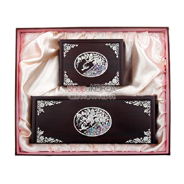 나전칠기 창 - 매화 명함함 필함 세트 리뷰 이미지