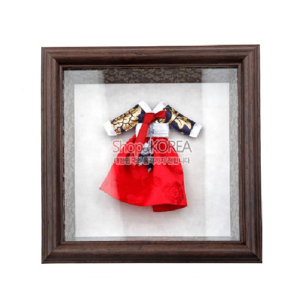 제일작은 한복액자-청색저고리 리뷰 이미지