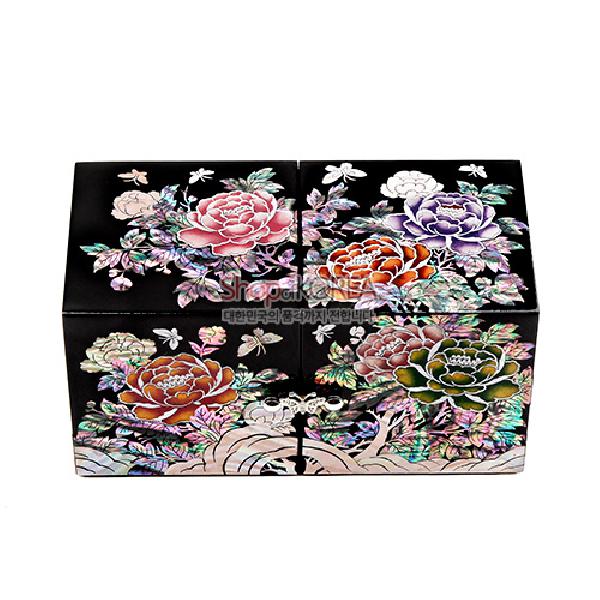 쌍합 목단 흑색, 자개 숲으로의 초대 리뷰 이미지