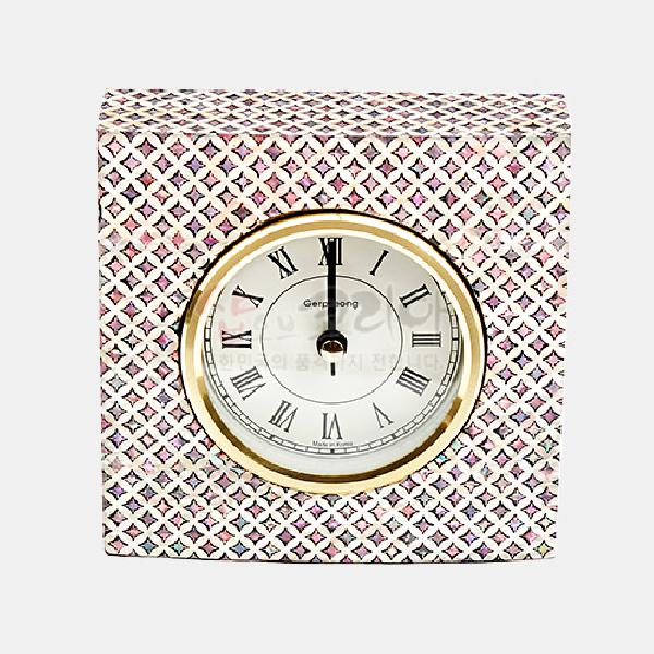 나전칠기 탁상 시계 - 빗살무늬 리뷰 이미지