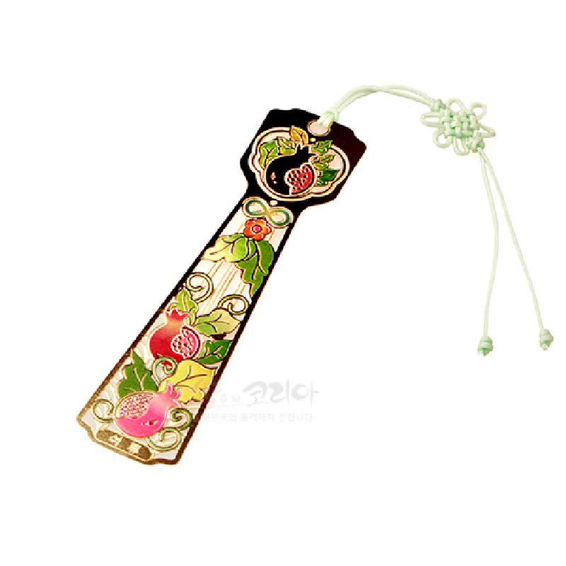 금장책갈피- 석류